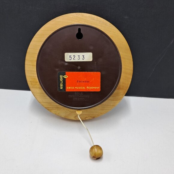 Reuge Edle Music Box-Wall Mounted-Pull Cord-Plays Edelweiss-W. Germany - Picture 2 of 6
